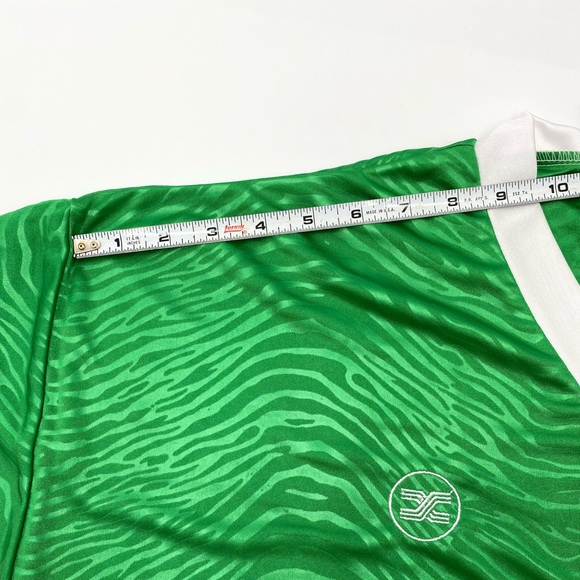 Xara Soccer Jersey T Shirt Mens XL Green White Made In Egypt. - Picture 6 of 11